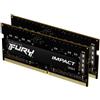 Kingston Technology FURY 16GB 2666MT/s DDR4 CL15 SODIMM (Kit of 2) Impact
