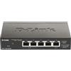 D-Link DGS-1100-05PDV2 switch di rete Gestito Gigabit Ethernet (10/100/1000) Supporto Power over Ethernet (PoE) Nero