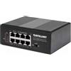 Intellinet PoE-Powered 8-Port Gigabit Ethernet PoE+ Industrial Switch with PoE Passthrou...
