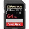 SanDisk Extreme PRO 64 GB SDXC UHS-II Classe 10