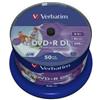 Verbatim 50 x DVD+R DL - 8.5 GB 8x - mit Tintenstrahldrucker bedruckbare Oberflache