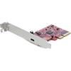 StarTech.com 1-Port USB-C PCIe Adapter - USB-C SuperSpeed 20 Gbit/s PCI Express 3.0 x4 Hos...