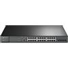 TP-Link Omada SG3428MP switch di rete Gestito L2+ Gigabit Ethernet (10/100/1000) Supporto Power over Ethernet (PoE) 1U Nero