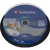 Verbatim DataLife - 10 x BD-R - 25 GB 6x - mit Tintenstrahldrucker bedruckbare Oberflache