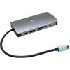 i-tec USB-C Metal Nano Dock 4K HDMI/VGA mit LAN + Power Delivery 100W - TASTIERA QWERTZ