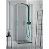 Tamanaco Box Doccia Easyflex 85x80 Apertura Scorrevole ad angolo - Cristallo: Trasparente