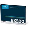 Crucial BX500 SSD Interna 2.5" Disco Rigido Da 240 480GB 1 2 TB SATA 3D