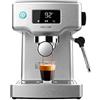 Cecotec Italia - Power Espresso 20☕ Macchina da caffè express per espresso  e cappuccino con vaporizzatore. Pressione di 20 bar e 850 W di potenza.  Rifiniture in acciaio inossidabile e serbatoio da