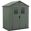 Keter Casetta da Giardino in Resina Keter Darwin 6X8 con Finestre Frontali Verde - K256880