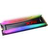 SSD XPG Spectrix S40G - 512 GB M.2 2280, NVMe PCIe Gen 3.0 x4, RGB