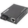Intellinet 508209 convertitore multimediale di rete 1000 Mbit/s 1310 nm Modalità singola Nero