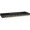 NETGEAR GS316P Non gestito Gigabit Ethernet (10/100/1000) Supporto Power over Ethernet (PoE) Nero