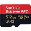 SanDisk Extreme Pro - Flash-Speicherkarte (microSDXC-an-SD-Adapter inbegriffen)