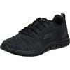 Skechers Sneaker da Uomo Track Front Runner Lace-up, Oxford, Black Knit Black Trim, 45 EU Larga