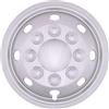 AUTO-STYLE AutoStyle KT-231-15S/L Set Copricerchio Utah 15 Silver/Laccato Extra Round, 4 pezzi