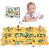 Goomp Puzzle Pista Macchinine Traccia Puzzle con Macchina Elettrico,Goomp Auto con Pista Puzzle per Bambini Divertenti Giocattoli da Costruzione Segue il Percorso per Bambini ai 3 4 5 6 7 8 Anni