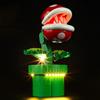 GEAMENT Set di Luci LED Compatibile Con LEGO Super Mario Pianta Piranha 71426 - Kit Di Illuminazione per Piranha Plant (Modello di mattoncini non incluso)