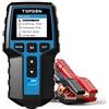 TOPDON Tester batteria auto BT200, tester batteria 12V/24V 100-2000CCA, con test batteria, test di avviamento e ricarica, ideale per auto/moto/barca/SUV/camion, display LCD a colori da 2,4 pollici,
