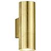 Trio Leuchten, Lampada da parete, metallo, GU10, 1 W, goldfarbig, 10 x 6 x 16.5 cm