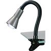 Trio Leuchten Trio 5028010-47 Pinza Flessibile da Tavolo/Mensola, 1 Luce, Plastico, Alluminio, Nero