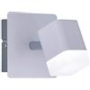 RL LIVE YOUR LIGHT Reality Leuchten Roubaix - Faretto da parete in metallo, 4 W, colore: Bianco