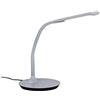 Trio Leuchten - Lampada da tavolo, Plastica, integrato, 5 W, Grigio, 40 x 16.4 x 41 cm