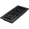 Decor Grates AC614-BLK Registro Pavimento, Ghisa Nera, 6 x 14