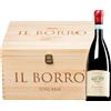 Il Borro | Toscana Petruna Anfora Sangiovese Valdarno di Sopra DOC 2019 (BIO) 6 bottiglie in cassetta di legno 4,5 l