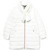 Geox W ELISKA LONG JKT W Donna Giacca Bianco (Cloud White), 42