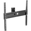 Meliconi FLATSTYLE FTR400, Supporto TV Parete Inclinabile, Staffa per TV a Schermo Piatto da 40 a 65, Attacco VESA 200-300-400, Portata 45 Kg, Made in Italy, Nero