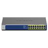 NETGEAR Switch di rete NETGEAR GS516PP Non gestito Gigabit Ethernet (10/100/1000) Supporto Power over (PoE) Blu, Grigio [GS516PP-100EUS]