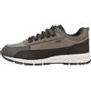 Geox U Delray B Abx B, Sneakers, Uomo, Marrone Grigio Dk Coffee Dove Grey, 43 EU