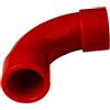 Notifier Curva 90° in ABS rosso Notifier FAA-E25-90R