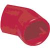 Notifier Curva a 45° Notifier antincendio in ABS colore rosso FAA-E25-45R