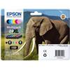 Epson Set cartucce stampante Serie Elefante CLARIA C13T24384021