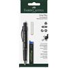 FABER-CASTELL 130997 - Portamine GRIP PLUS con 12 mine incluse, grado di durezza: B, spessore mina: 0,7 mm, colore del fusto: verde metallizzato