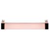 Kartell Rail Portasciugamani in Plastica, 7.5X30X4 Cm, Rosa