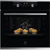 Electrolux PRONTA CONSEGNA - SPEDIZIONE IMMEDIATA Forno da Incasso Multifunzione Elettrico 60 cm Pirolitico SteamBake Vapore Estetica Vetro Nero con Finiture Inox Antimpronta A+ Electrolux KODDP66X