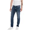 Replay Jeans Anbass Slim Fit da Uomo con Power Stretch, Blu (Medium Blue 009), W33 x L30