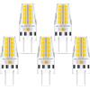 BVCL GY6.35 Lampadine LED 3W, AC/DC 12-24V Dimmerabile G6.35 LED 300LM, Equivalente per lampadine alogene 30W, Senza Sfarfallio, 5 pezzi (Color : Warm White 3000K)