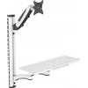Digitus Supporto murale Digitus DA-90451 universale per monitor/tastiera/mouse Bianco/Nero [AJASSL000000046]