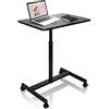 HJH Office 802111 - Tavolino da lavoro per laptop VM-SU, 70 x 48 cm, altezza regolabile fino a 114 cm, modello 2
