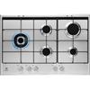 Electrolux PRONTA CONSEGNA - SPEDIZIONE IMMEDIATA Piano Cottura da Incasso a Gas 75 cm 5 Fuochi Speed Burner Inox Slim Profile Electrolux KGS7564SX