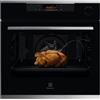 Electrolux Forno da Incasso Multifunzione Elettrico 60 cm SteamCrisp Vapore Estetica Vetro Nero con Finiture Inox Antimpronta A+ Serie 700 Electrolux KOCBH39X