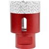 Meccion Punta per Sega a Tazza Diamantata con M14 Filetto, Punte per Trapano Diamantate per Piastrelle/Granito/Marmo/Porcellana/Vetro/Ceramica (40mm)