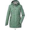 killtec Women's Giacca funzionale/giacca outdoor con cappuccio KOS 54 WMN JCKT, dark anthracite, 38, 39169-000