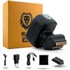 Skull Shaver One Lion PRO Rasoio per il Viso per Uomo - Rasoio Elettrico con Doppia Lamina Scalata, Argento