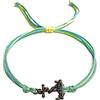 Svitlana Mykhed Bracciale ANCORA. BARCA. MARE. OCEANO. VOYAGE personalizzato per uomo donna bambino cordino raso stile marinaro (colore a scelta); creazione personalizzata