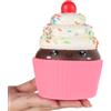 Anboor Squishies Torta Lenta Crescente Giocattolo Squishy per Bambini Torta Gelato Morbida Profumata Sollievo dallo Stress Cibo Realistico Carino Giocattolo Spremi