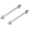 CONPHERON 2 pezzi Maniglie per Mobili Cucina Rotonda Trasparente Acrilica Manopola Moderno Armadietti Cassetto Pomelli per Mobili Maniglia per Mobile 160 mm